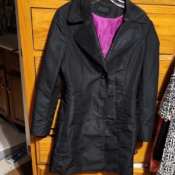 Jheri Richards Textured Rain Coat - Picture 1 of 7